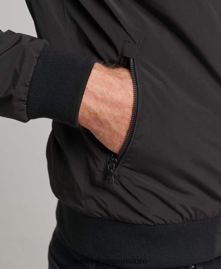 ハリントンジャケット 男性 Superdry 衣類 黒 2J62PZ4563