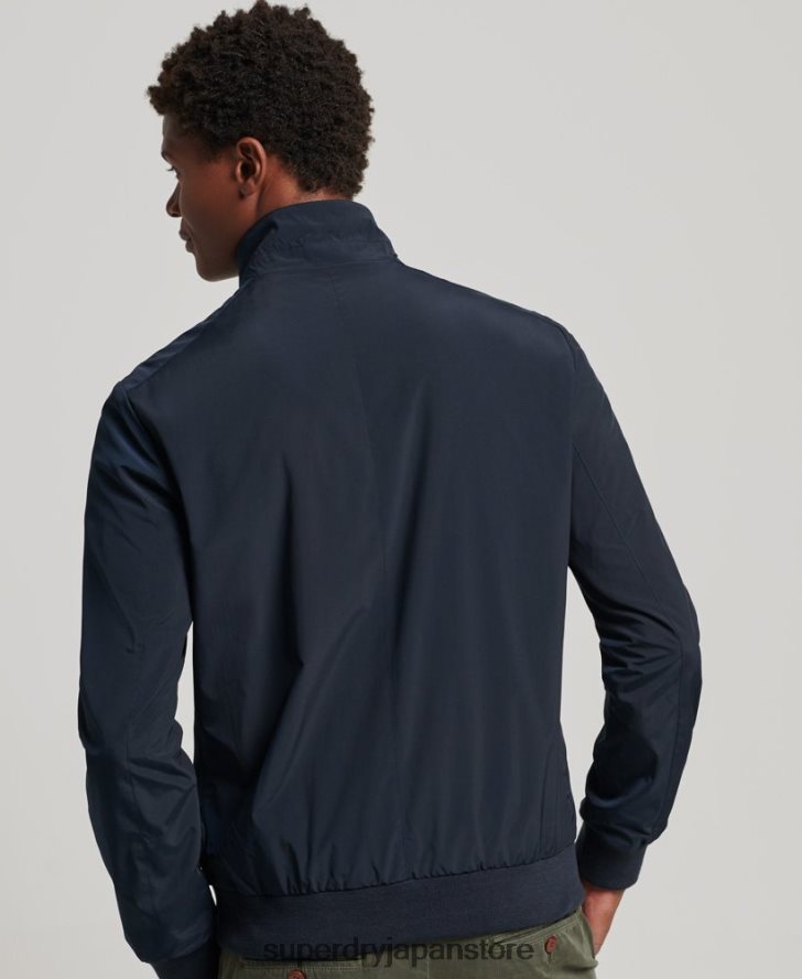 ハリントンジャケット 男性 Superdry 衣類 海軍 2J62PZ4564
