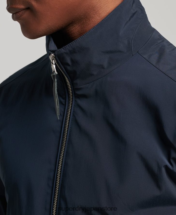 ハリントンジャケット 男性 Superdry 衣類 海軍 2J62PZ4564