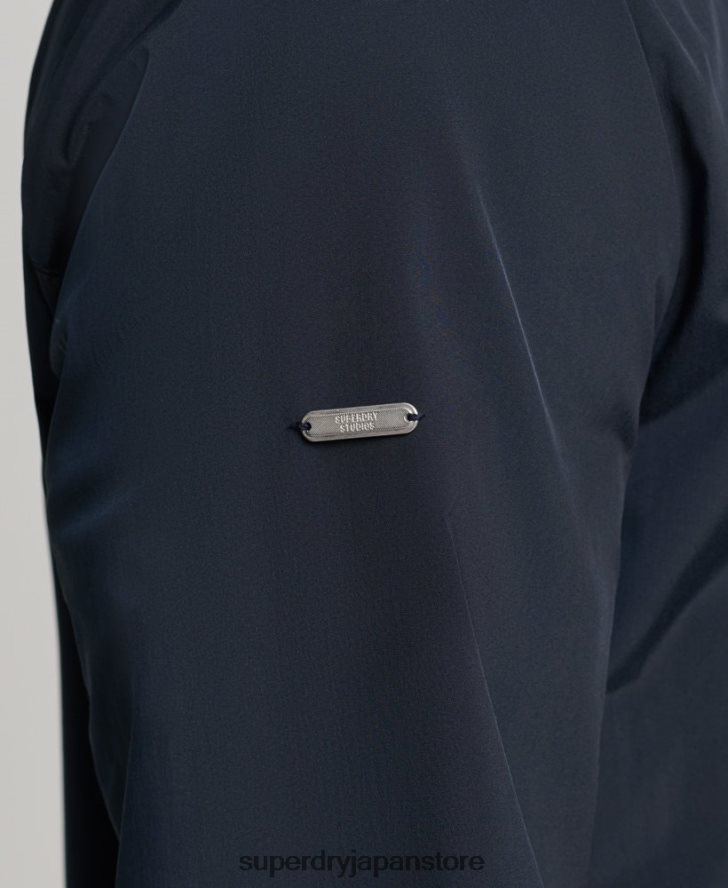 ハリントンジャケット 男性 Superdry 衣類 海軍 2J62PZ4564
