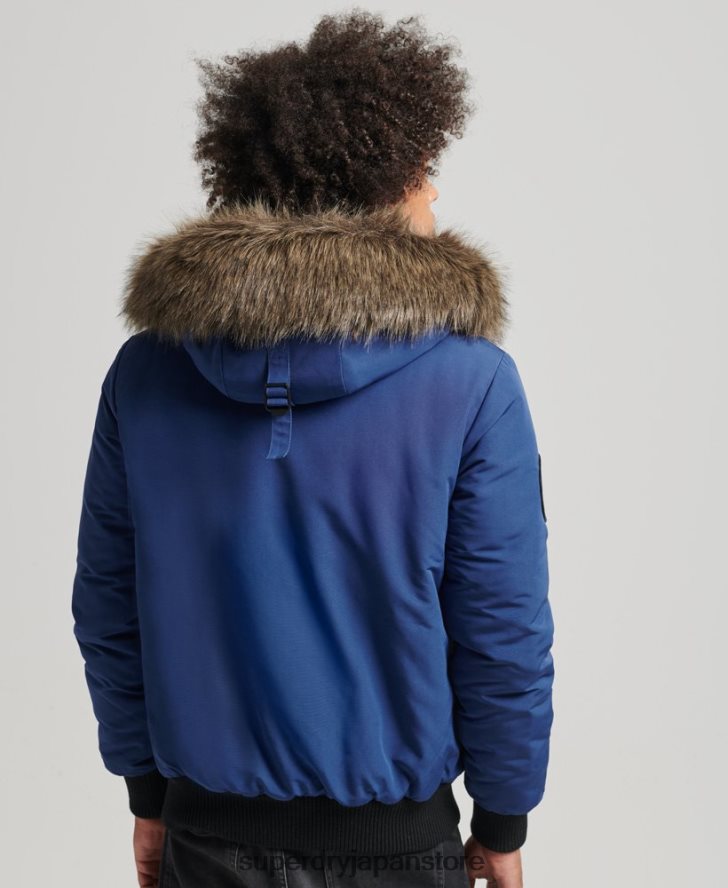 エベレスト ボンバージャケット 男性 Superdry 衣類 海軍 2J62PZ4565