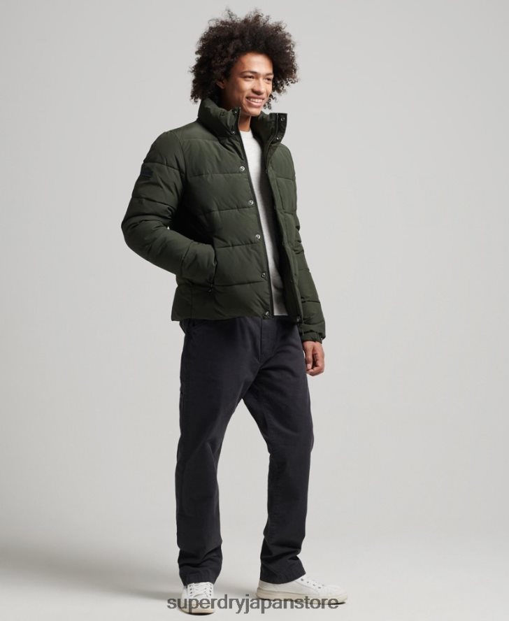 レトロなダウンジャケット 男性 Superdry 衣類 緑 2J62PZ4566