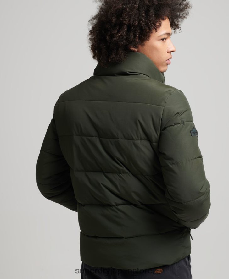 レトロなダウンジャケット 男性 Superdry 衣類 緑 2J62PZ4566