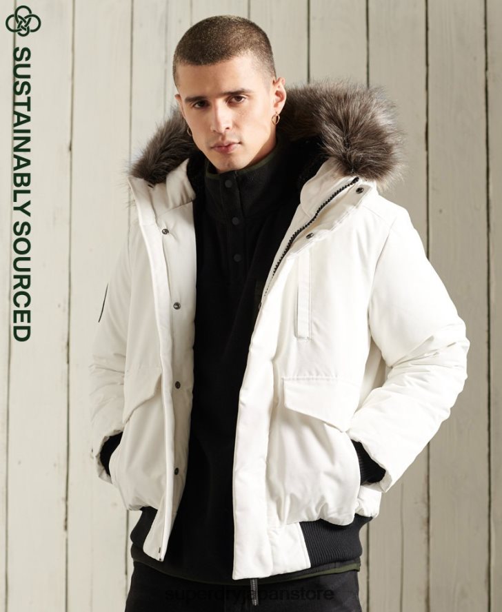エベレスト ボンバージャケット 男性 Superdry 衣類 クリーム 2J62PZ4567