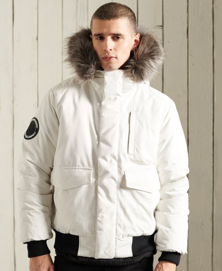 エベレスト ボンバージャケット 男性 Superdry 衣類 クリーム 2J62PZ4567