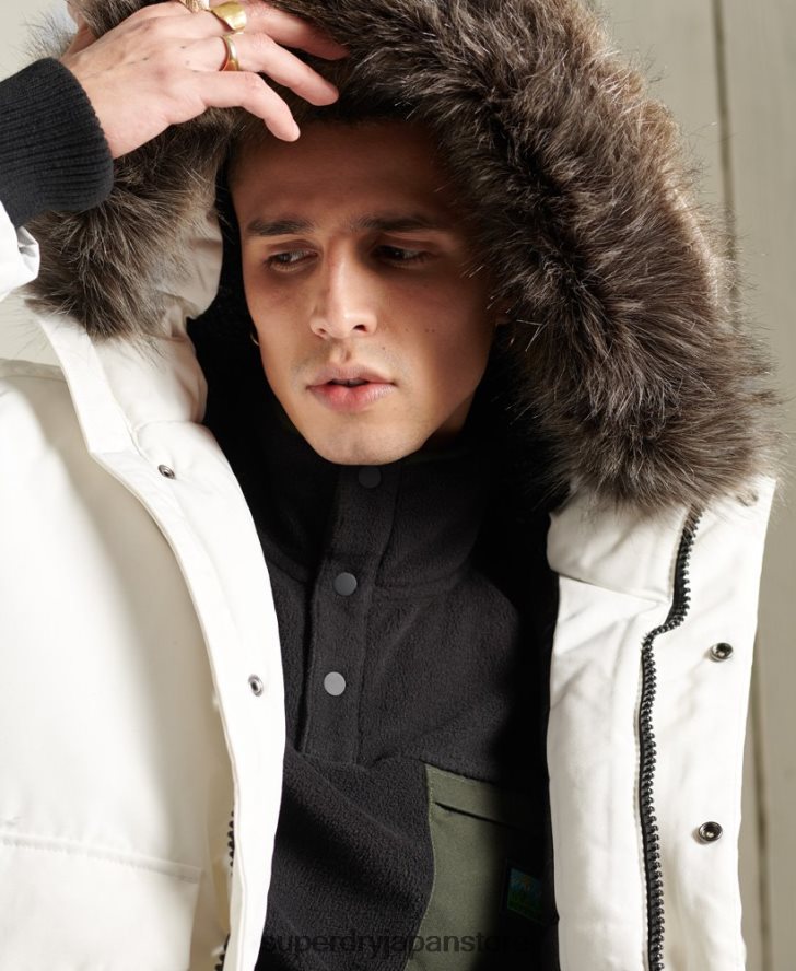 エベレスト ボンバージャケット 男性 Superdry 衣類 クリーム 2J62PZ4567