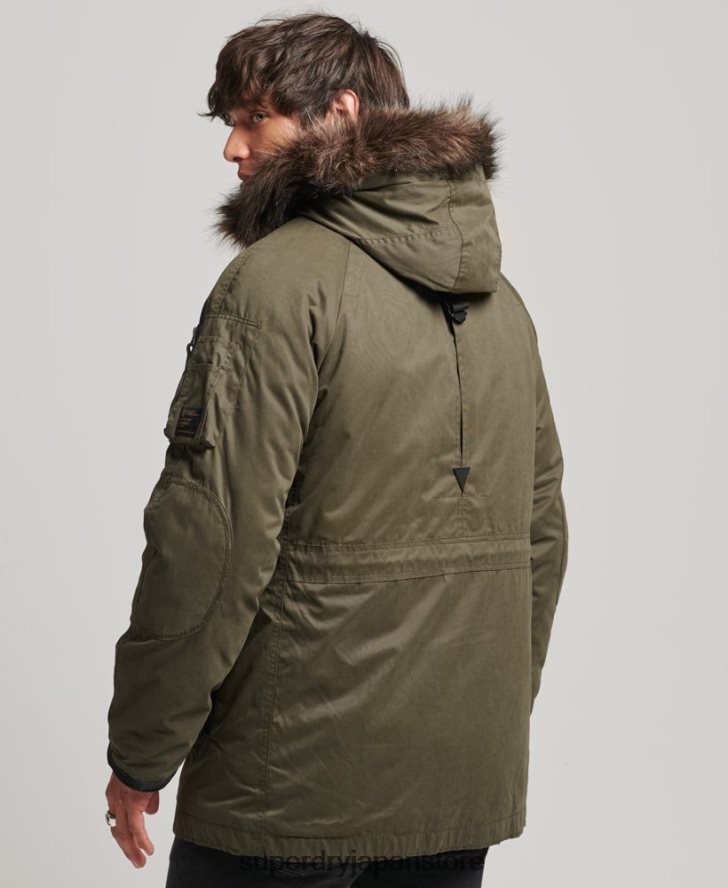 オリジナル＆ヴィンテージパーカーコート 男性 Superdry 衣類 緑 2J62PZ4573