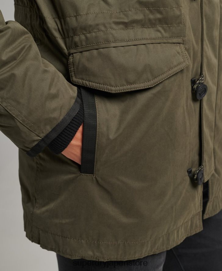オリジナル＆ヴィンテージパーカーコート 男性 Superdry 衣類 緑 2J62PZ4573