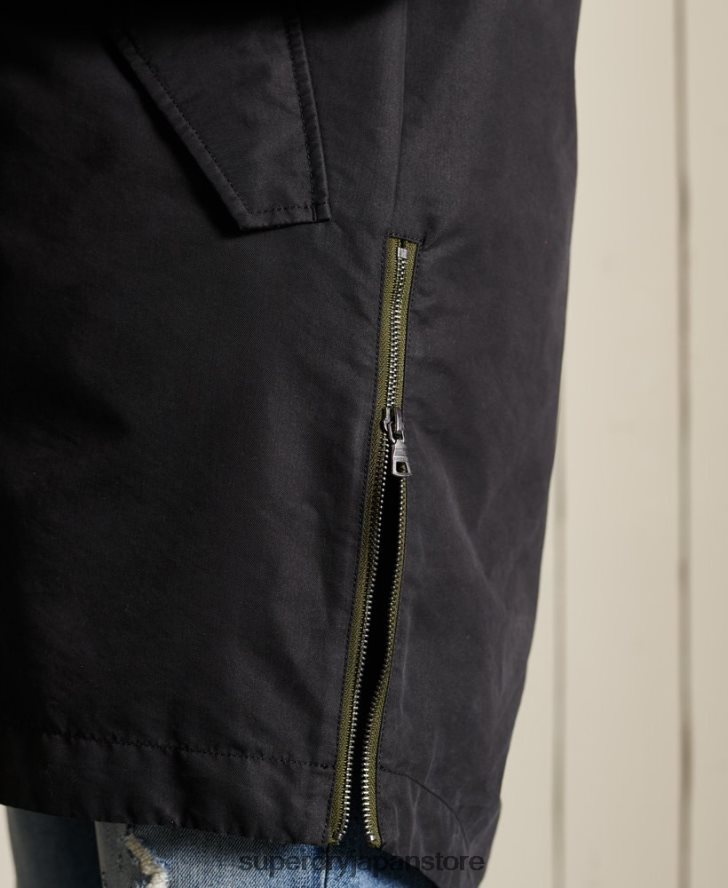 ミリタリープレミアムパーカーコート 男性 Superdry 衣類 濃い灰色 2J62PZ4576