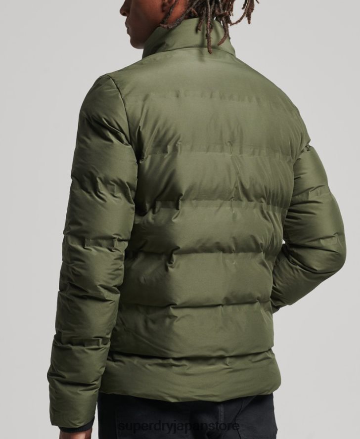 究極のレーダーキルトジャケット 男性 Superdry 衣類 緑 2J62PZ4595