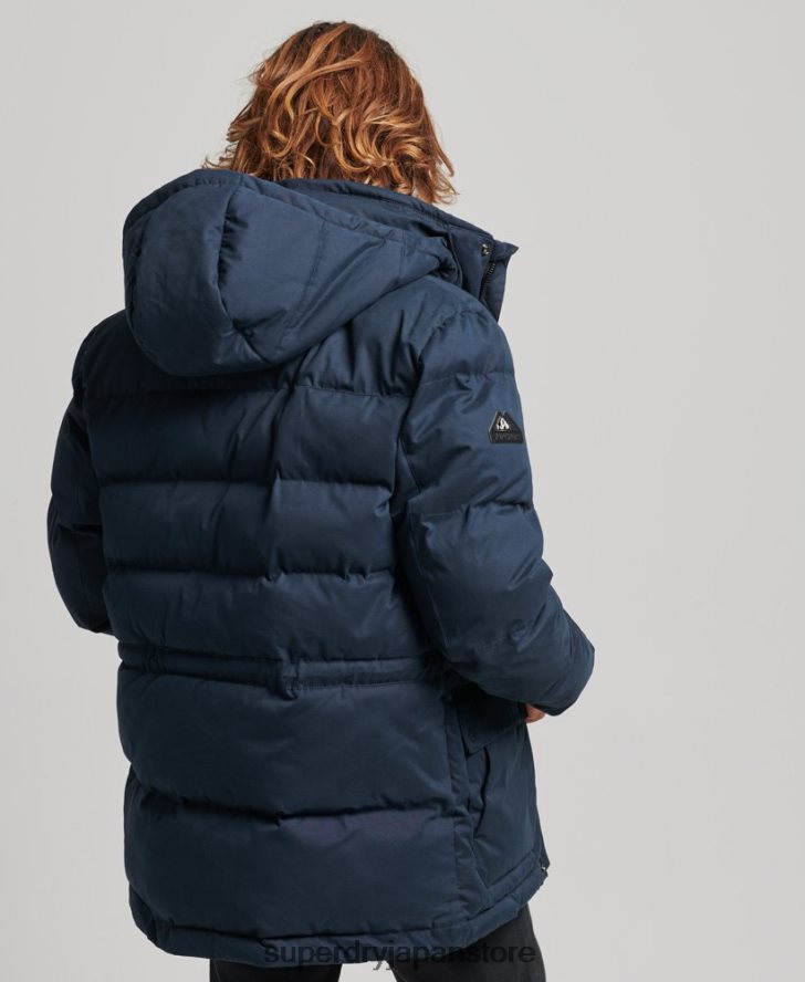 マイクロファイバーエクスペディションパーカージャケット 男性 Superdry 衣類 海軍 2J62PZ4596