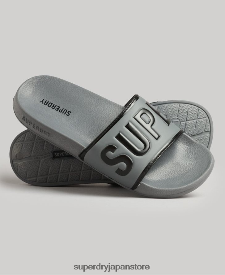 コアプールスライダー 男性 Superdry 靴 黒 2J62PZ46