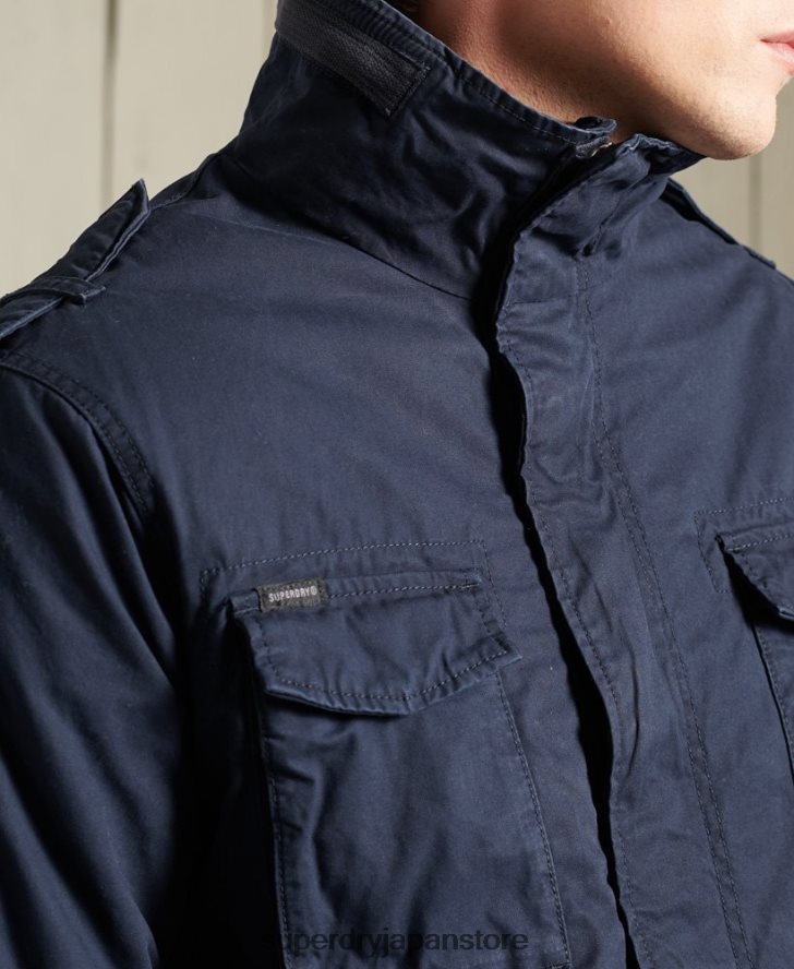 クラシックなルーキージャケット 男性 Superdry 衣類 海軍 2J62PZ4603