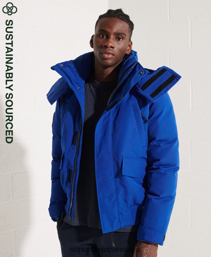 エベレスト ボンバージャケット 男性 Superdry 衣類 青 2J62PZ4615