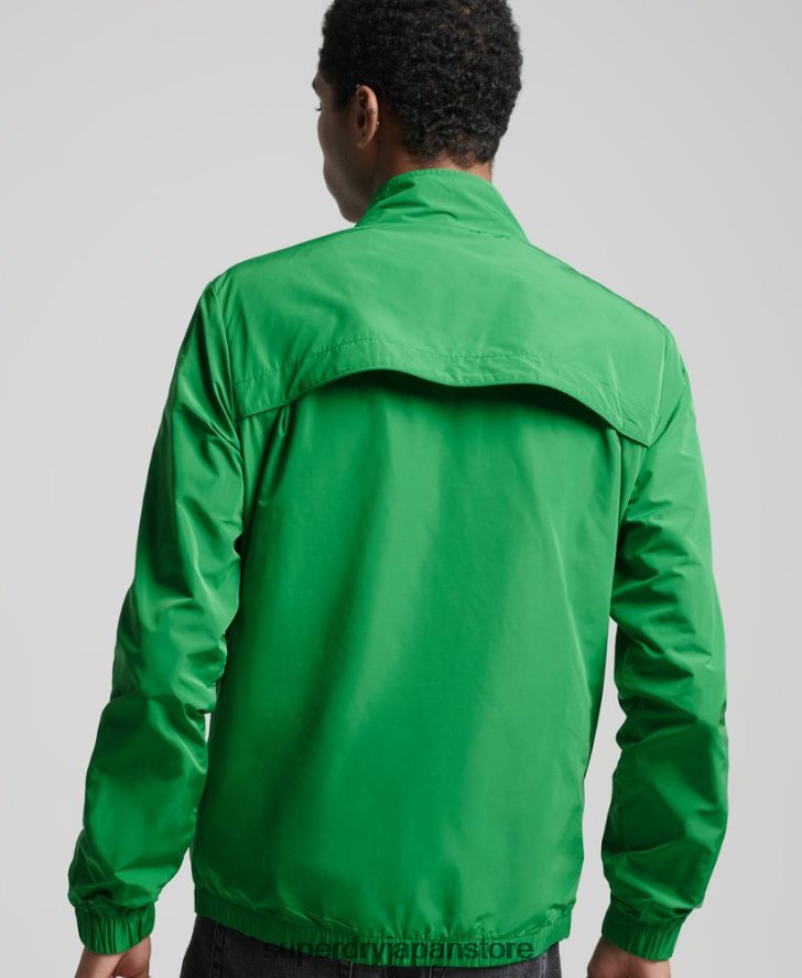 トラックジャケット 男性 Superdry 衣類 緑 2J62PZ4616