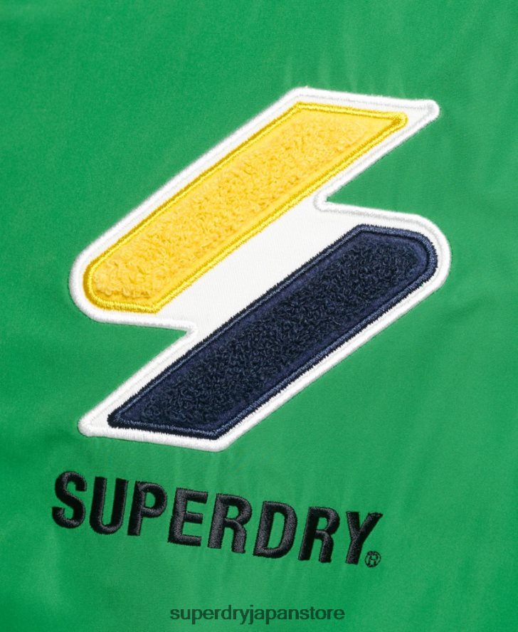 トラックジャケット 男性 Superdry 衣類 緑 2J62PZ4616