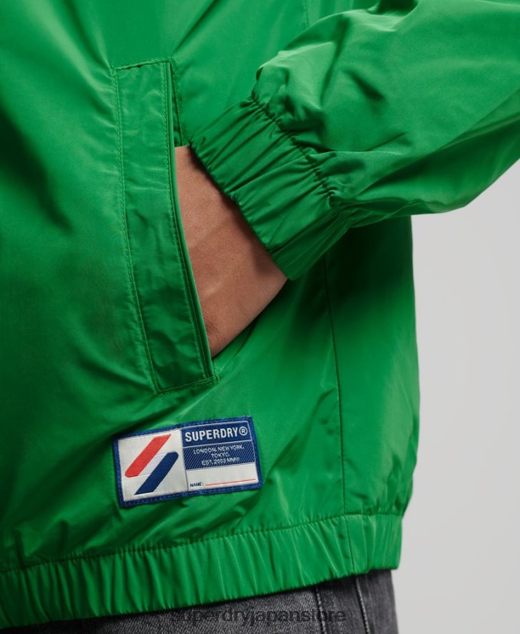 トラックジャケット 男性 Superdry 衣類 緑 2J62PZ4616