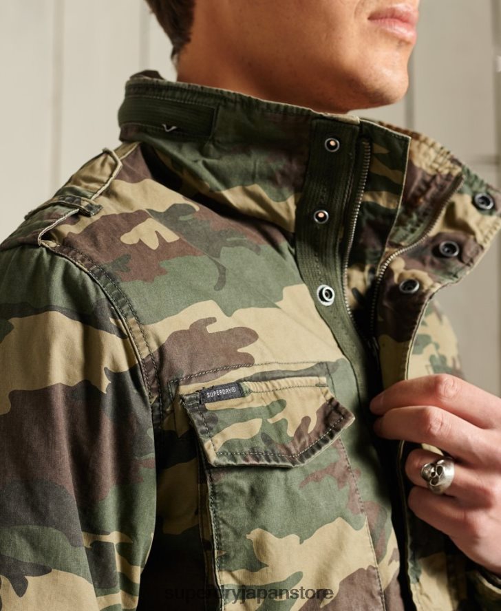 クラシックなルーキージャケット 男性 Superdry 衣類 カーキ 2J62PZ4619
