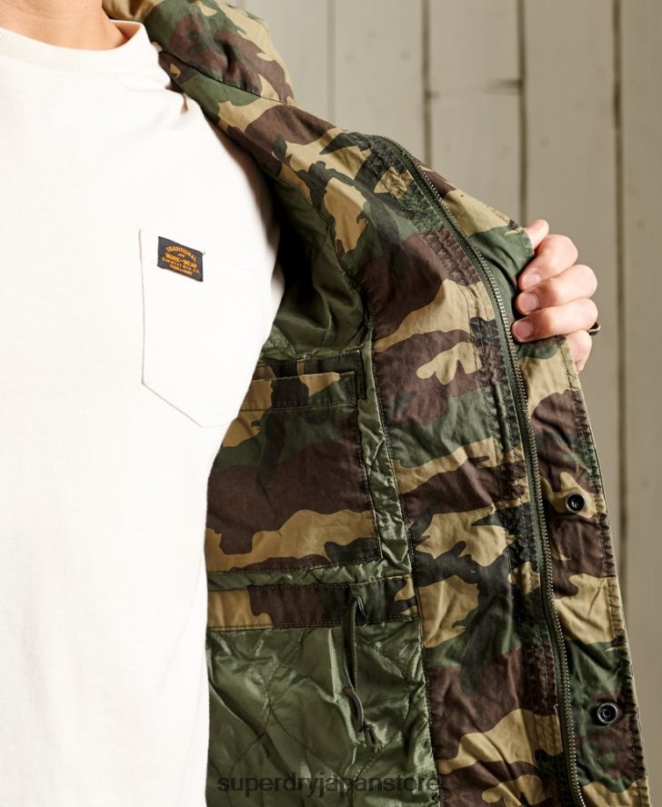 クラシックなルーキージャケット 男性 Superdry 衣類 カーキ 2J62PZ4619