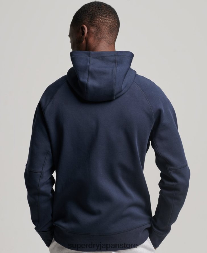 コードテックジップパーカー 男性 Superdry 衣類 青 2J62PZ461