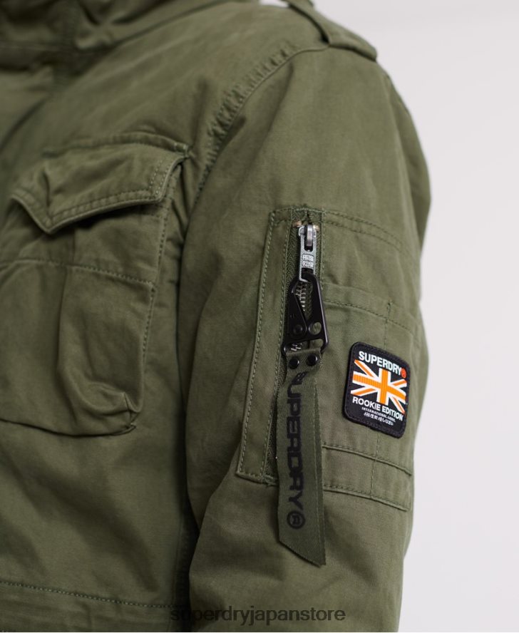 クラシックルーキーポケットジャケット 男性 Superdry 衣類 緑 2J62PZ4626