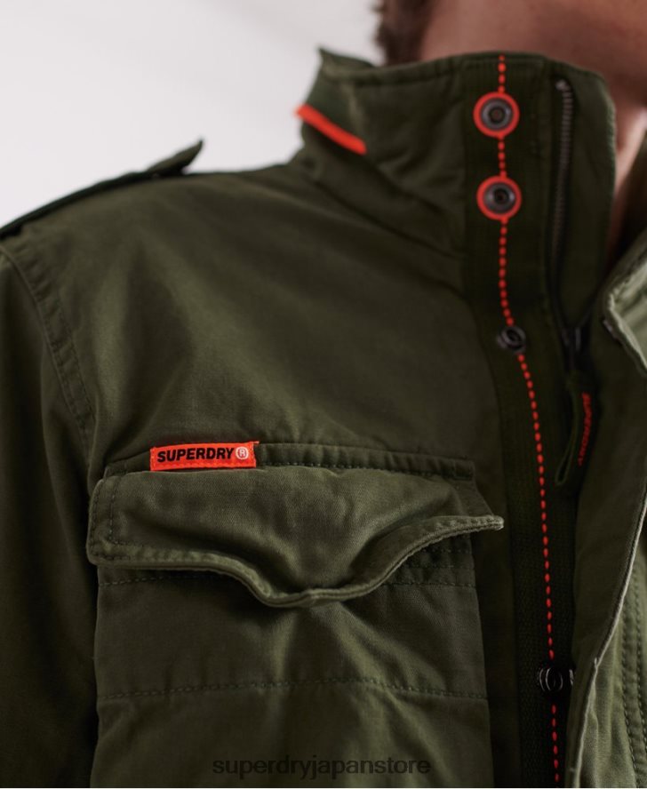 クラシックルーキーポケットジャケット 男性 Superdry 衣類 緑 2J62PZ4626