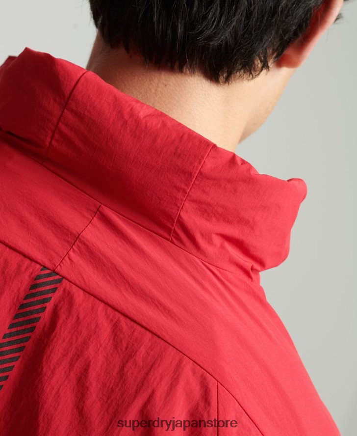 ランニングジャケット 男性 Superdry 衣類 赤 2J62PZ4630
