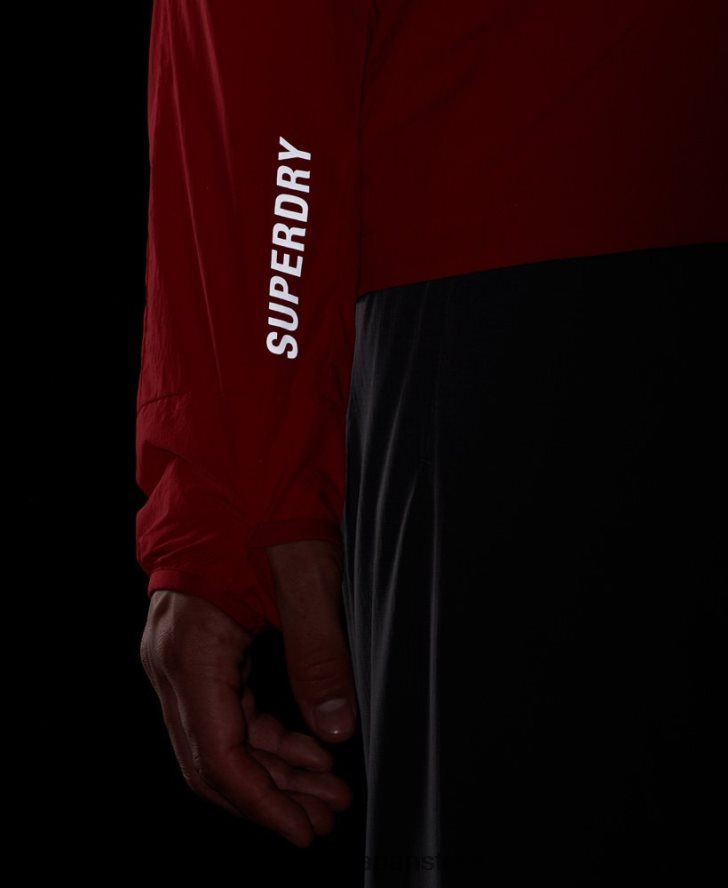 ランニングジャケット 男性 Superdry 衣類 赤 2J62PZ4630
