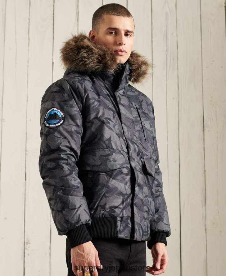 エベレスト ボンバージャケット 男性 Superdry 衣類 グレー 2J62PZ4631
