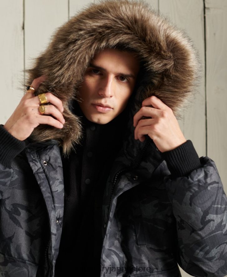 エベレスト ボンバージャケット 男性 Superdry 衣類 グレー 2J62PZ4631