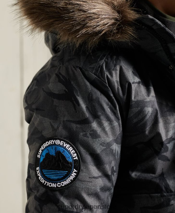 エベレスト ボンバージャケット 男性 Superdry 衣類 グレー 2J62PZ4631