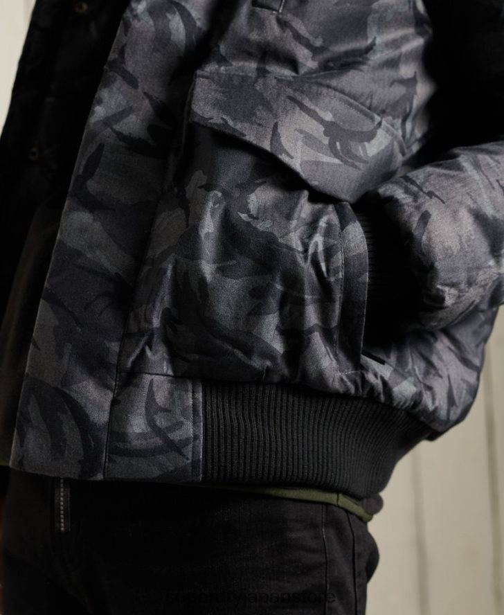 エベレスト ボンバージャケット 男性 Superdry 衣類 グレー 2J62PZ4631