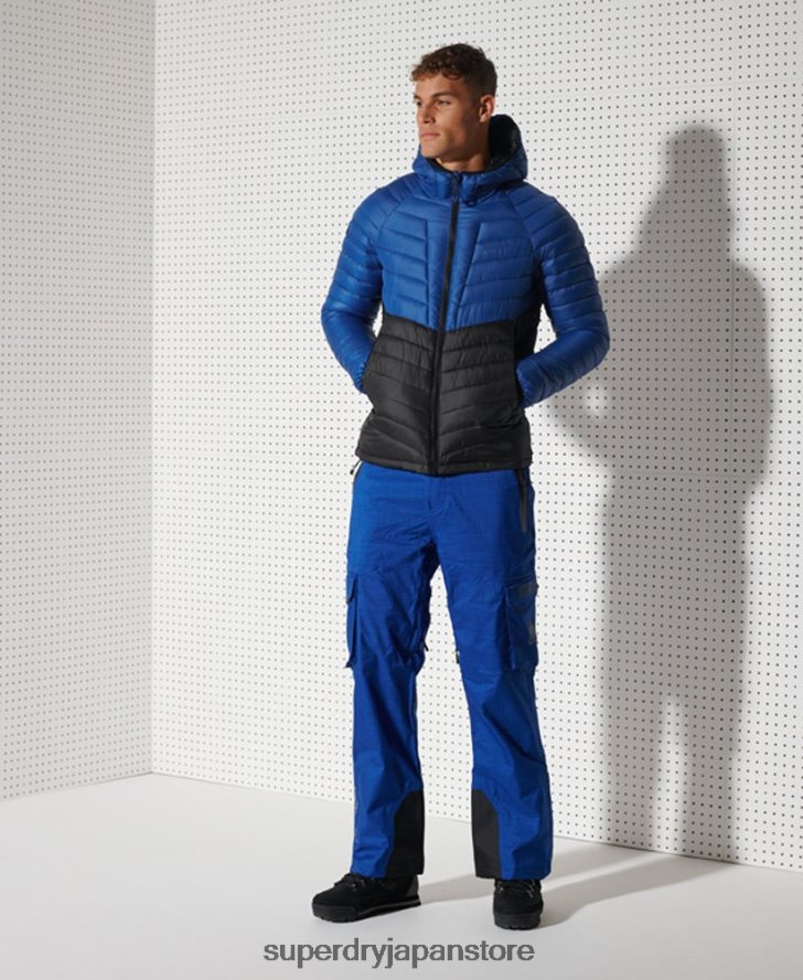クリーンプロインシュレータージャケット 男性 Superdry 衣類 海軍 2J62PZ4634