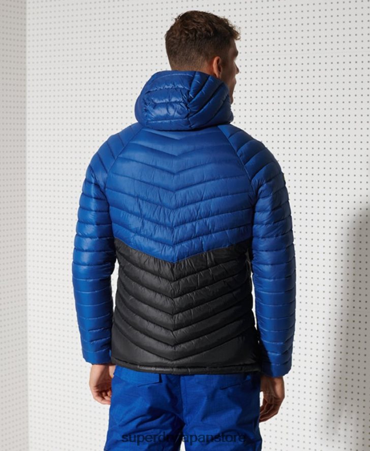クリーンプロインシュレータージャケット 男性 Superdry 衣類 海軍 2J62PZ4634