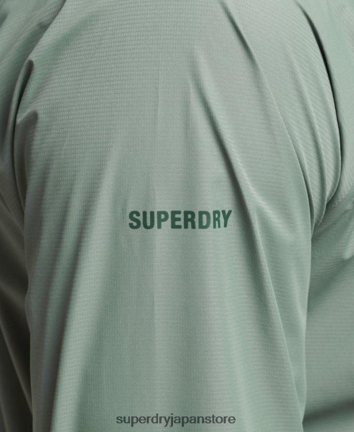 防水ジャケット 男性 Superdry 衣類 緑 2J62PZ4635