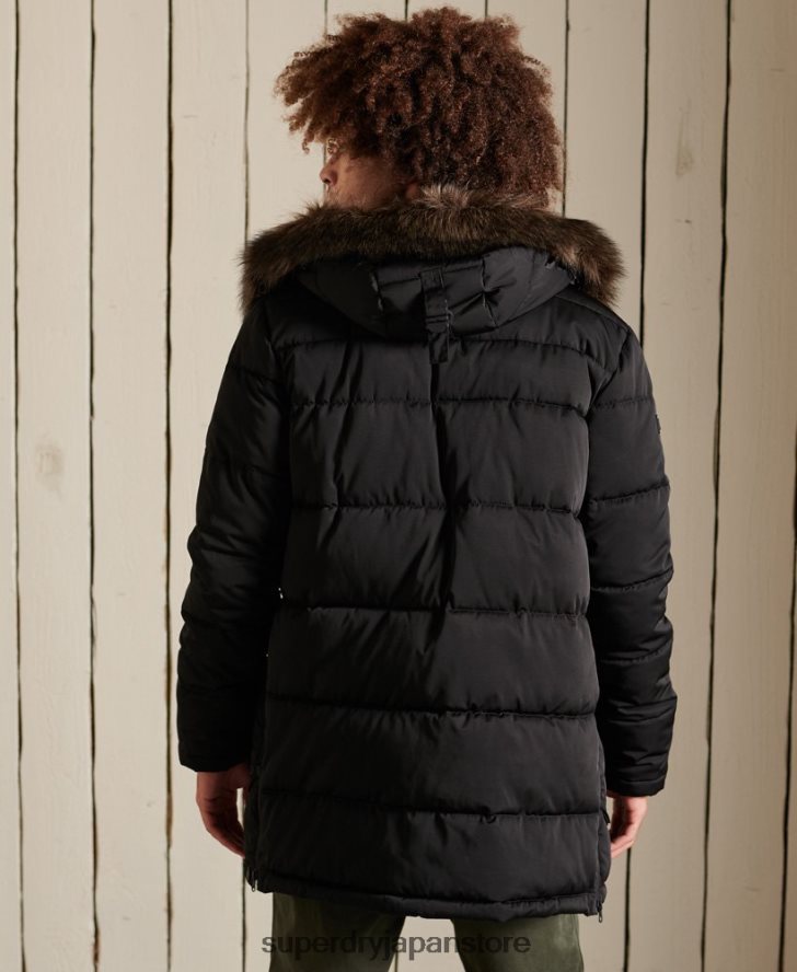 チヌークパーカー 男性 Superdry 衣類 黒 2J62PZ4636