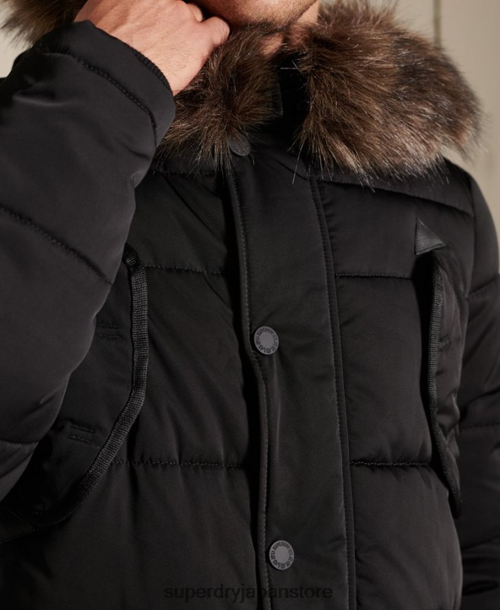 チヌークパーカー 男性 Superdry 衣類 黒 2J62PZ4636