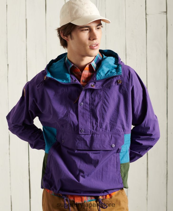 マウンテンカジュアルジャケット 男性 Superdry 衣類 紫 2J62PZ4639