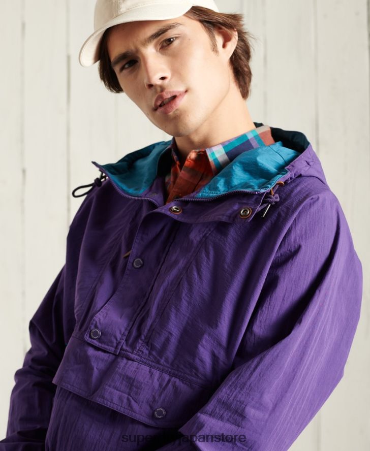 マウンテンカジュアルジャケット 男性 Superdry 衣類 紫 2J62PZ4639