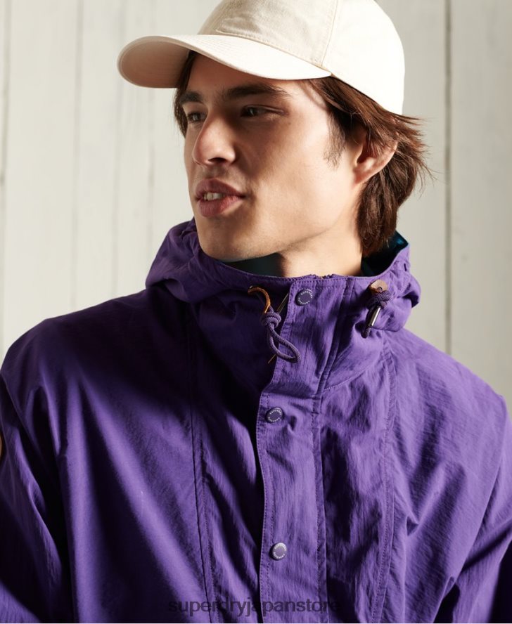 マウンテンカジュアルジャケット 男性 Superdry 衣類 紫 2J62PZ4639