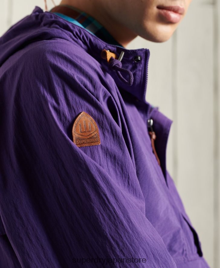 マウンテンカジュアルジャケット 男性 Superdry 衣類 紫 2J62PZ4639