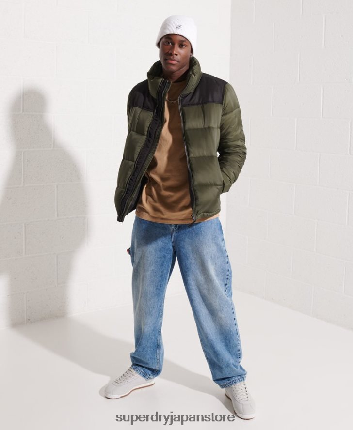コードジャケット 男性 Superdry 衣類 カーキ 2J62PZ4645