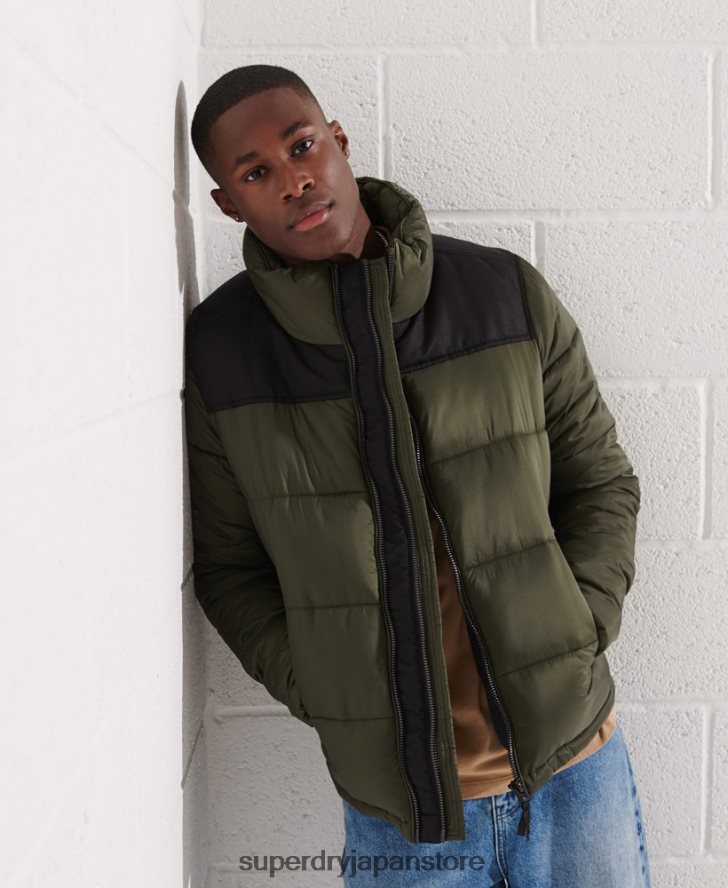 コードジャケット 男性 Superdry 衣類 カーキ 2J62PZ4645