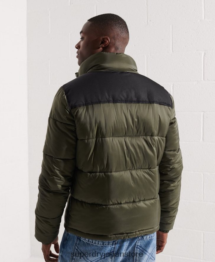 コードジャケット 男性 Superdry 衣類 カーキ 2J62PZ4645