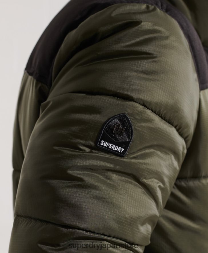 コードジャケット 男性 Superdry 衣類 カーキ 2J62PZ4645