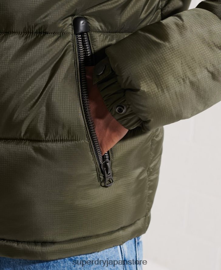 コードジャケット 男性 Superdry 衣類 カーキ 2J62PZ4645