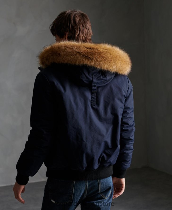 エベレスト ボンバージャケット 男性 Superdry 衣類 海軍 2J62PZ4646