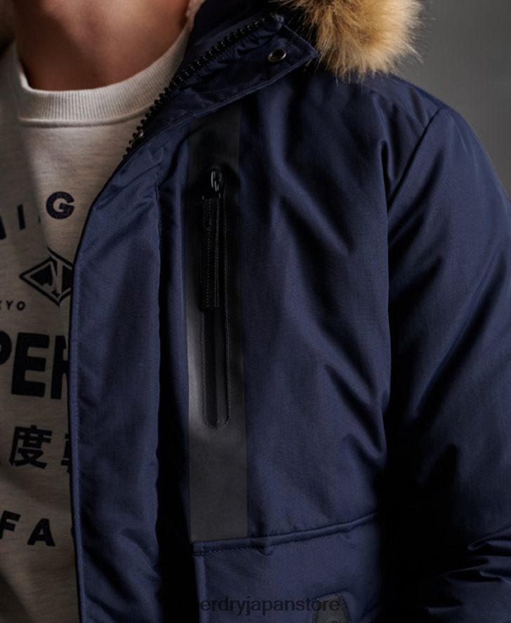 エベレスト ボンバージャケット 男性 Superdry 衣類 海軍 2J62PZ4646