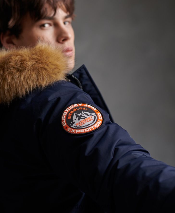 エベレスト ボンバージャケット 男性 Superdry 衣類 海軍 2J62PZ4646