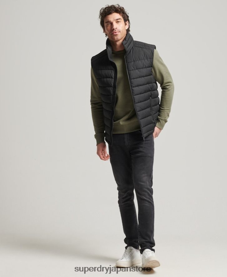 スタジオフジジレ 男性 Superdry 衣類 黒 2J62PZ4651